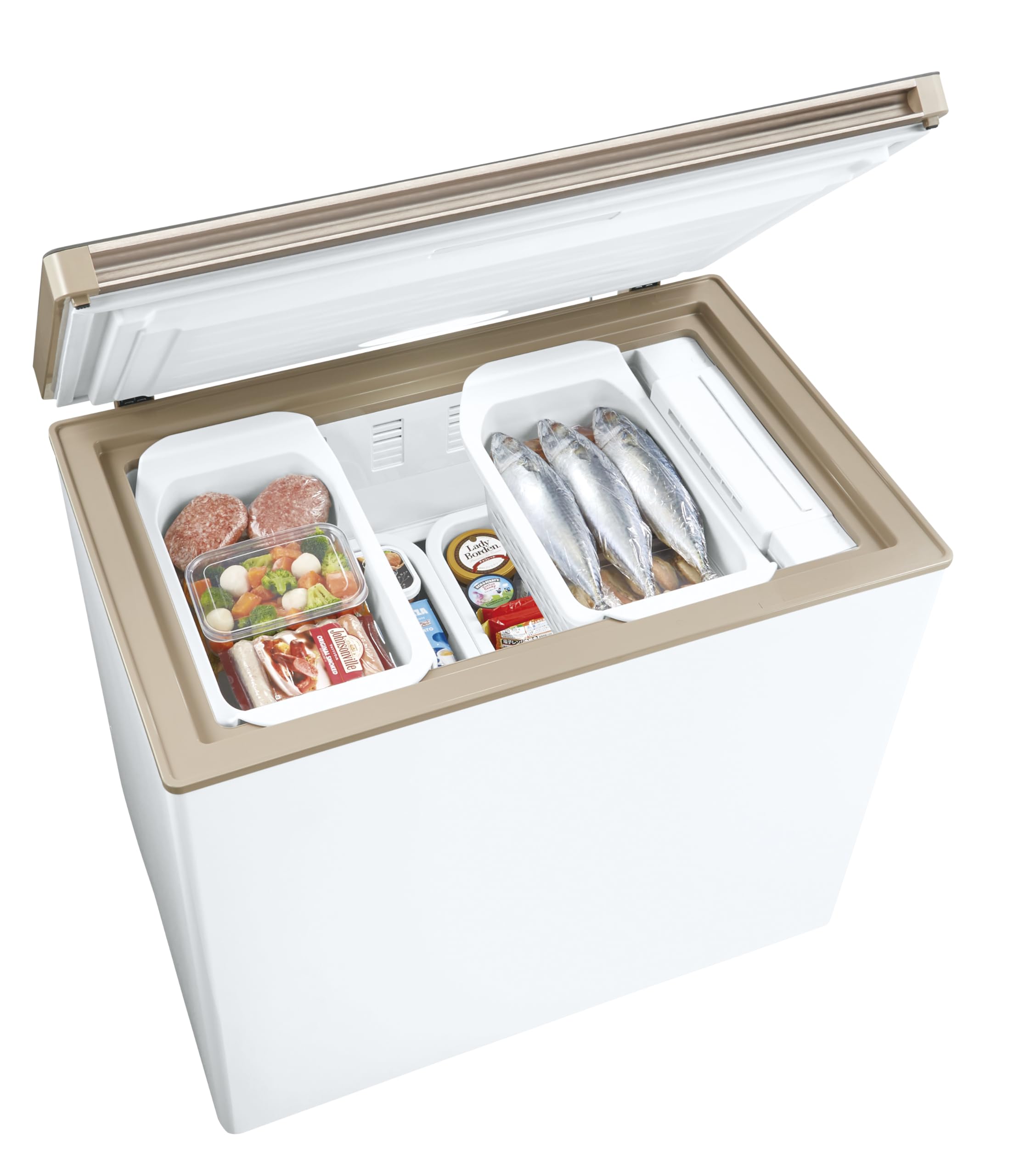 Amazon | アクア(AQUA) 195L 冷凍庫 (上開き/ファン式) 冷凍冷蔵切替