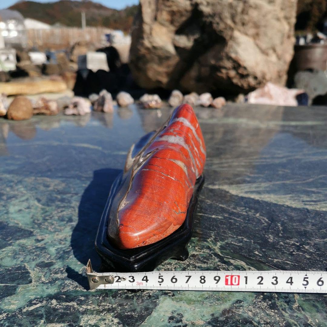 Amazon.co.jp: 赤玉石 2.2キロ レッドジャスパー 鑑賞石 石 置物