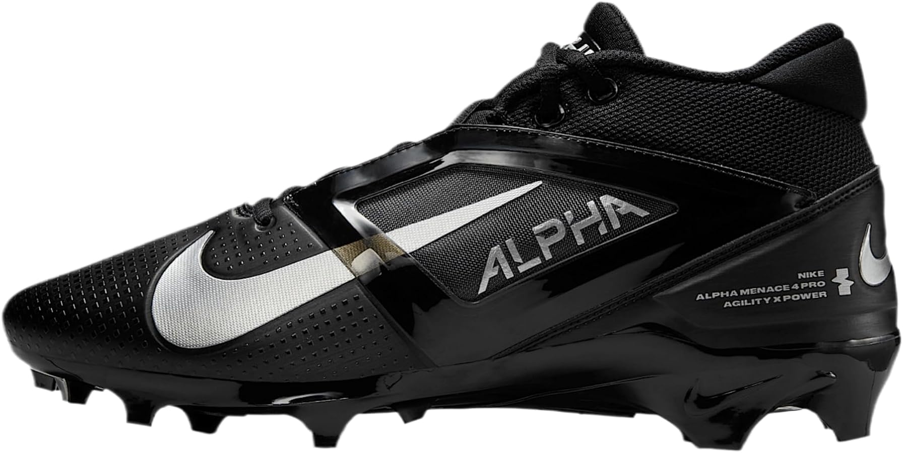 NIKE Alpha アルファ アメフト ポイントスパイク 黒 30.5 NIKE Alpha