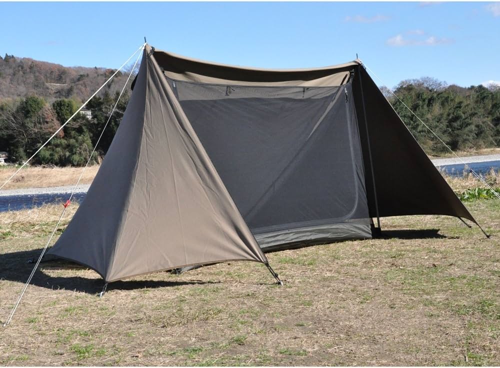 廃盤品】テンマクデザイン 初代炎幕 別売りキャノピーポール付き