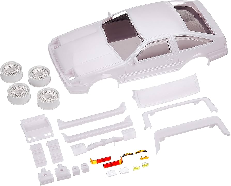 Amazon | 京商 トヨタ スプリンター トレノ AE86 GTV 未塗装 ホワイト