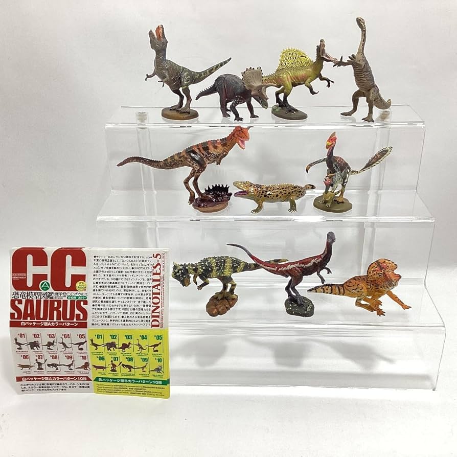 Amazon.co.jp: 恐竜模型図鑑 海洋堂 C.C.ザウルス 白パッケージ版 A