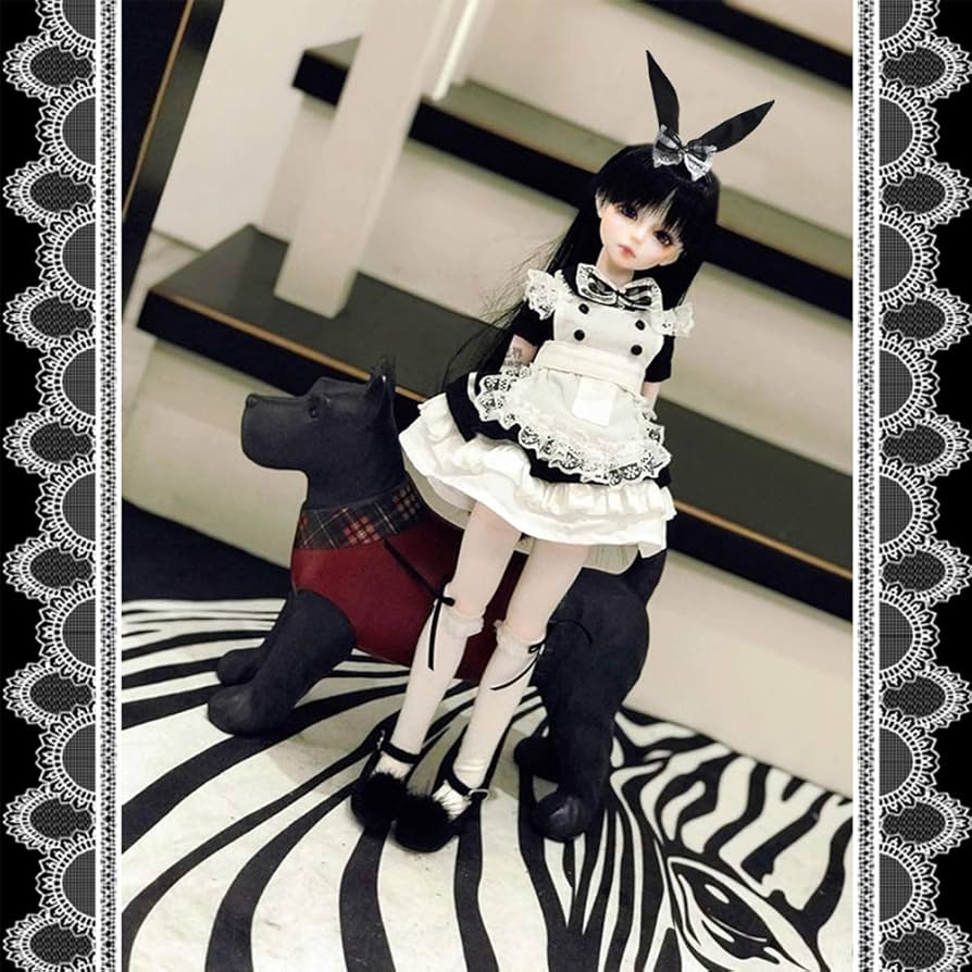 Amazon.co.jp: rakulifey ドールアウトフィット 人形メイド服 1/4