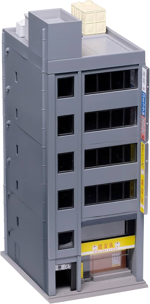 Nゲージ 商業ビル5階建てキット 2棟 46-7 Nゲージ 商業ビル5階建て