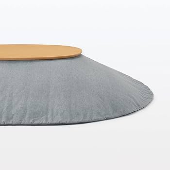 Amazon | 無印良品 楕円こたつ ナチュラル 小 110×62×35cm MJ-KDS2-N