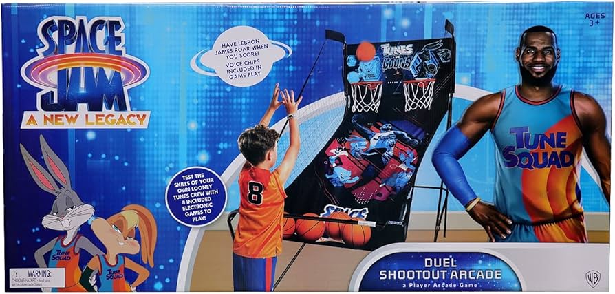 Amazon.com: Space Jam A New Legacy Dual Shootout Arcade Basketball