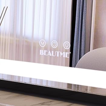 Amazon.co.jp: ANYHI 化粧鏡 女優ミラー 卓上用/壁掛け ハリウッド