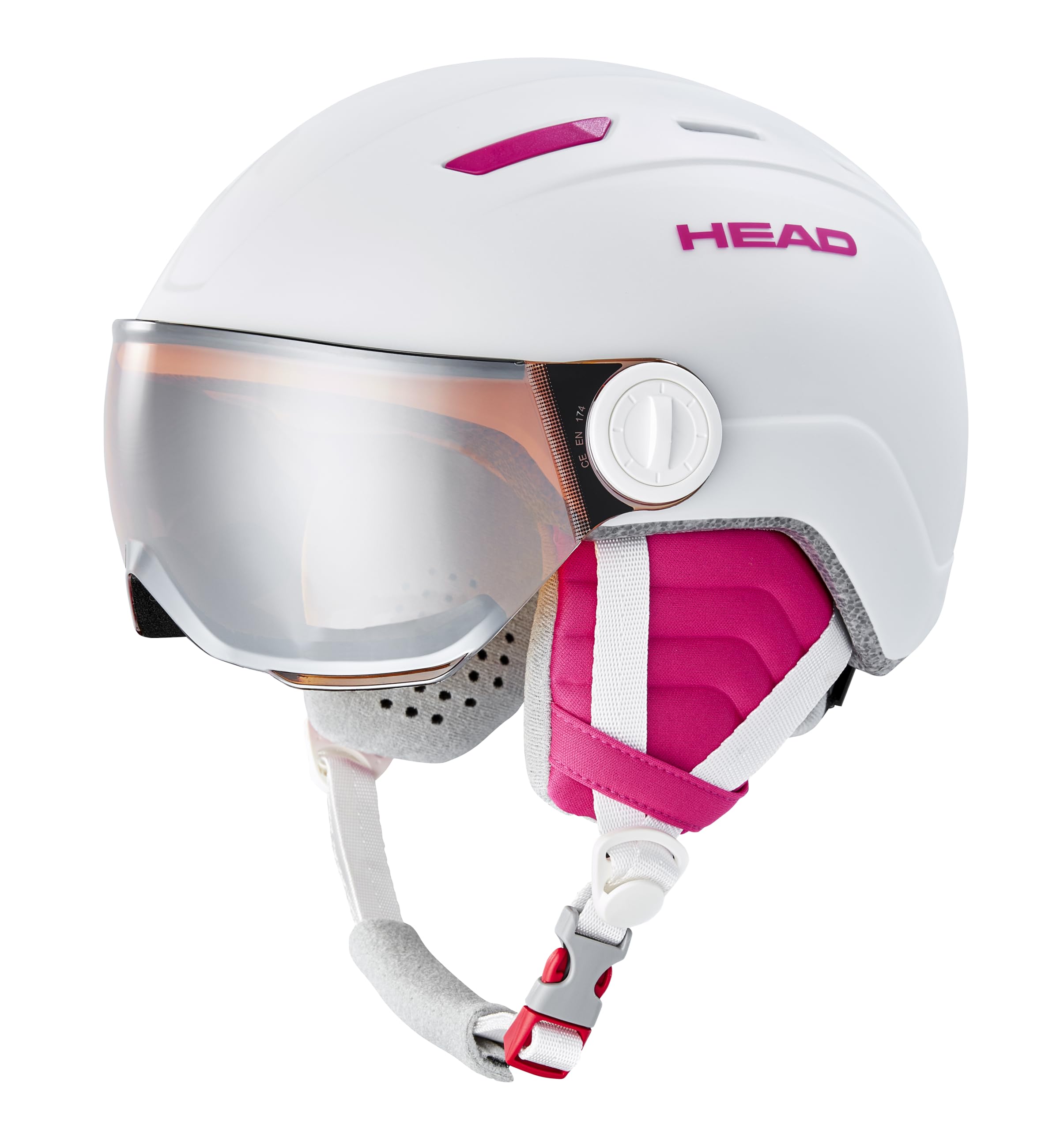 Amazon | head ヘッド キッズ ヘルメット バイザー付き メガネ対応