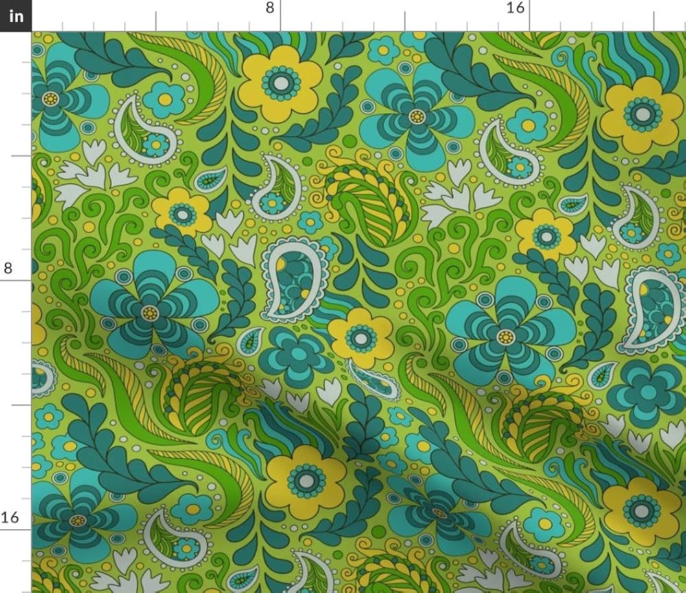 FLUX 花柄ビンディング オリーブグリーン GS FLUX 花柄ビンディング