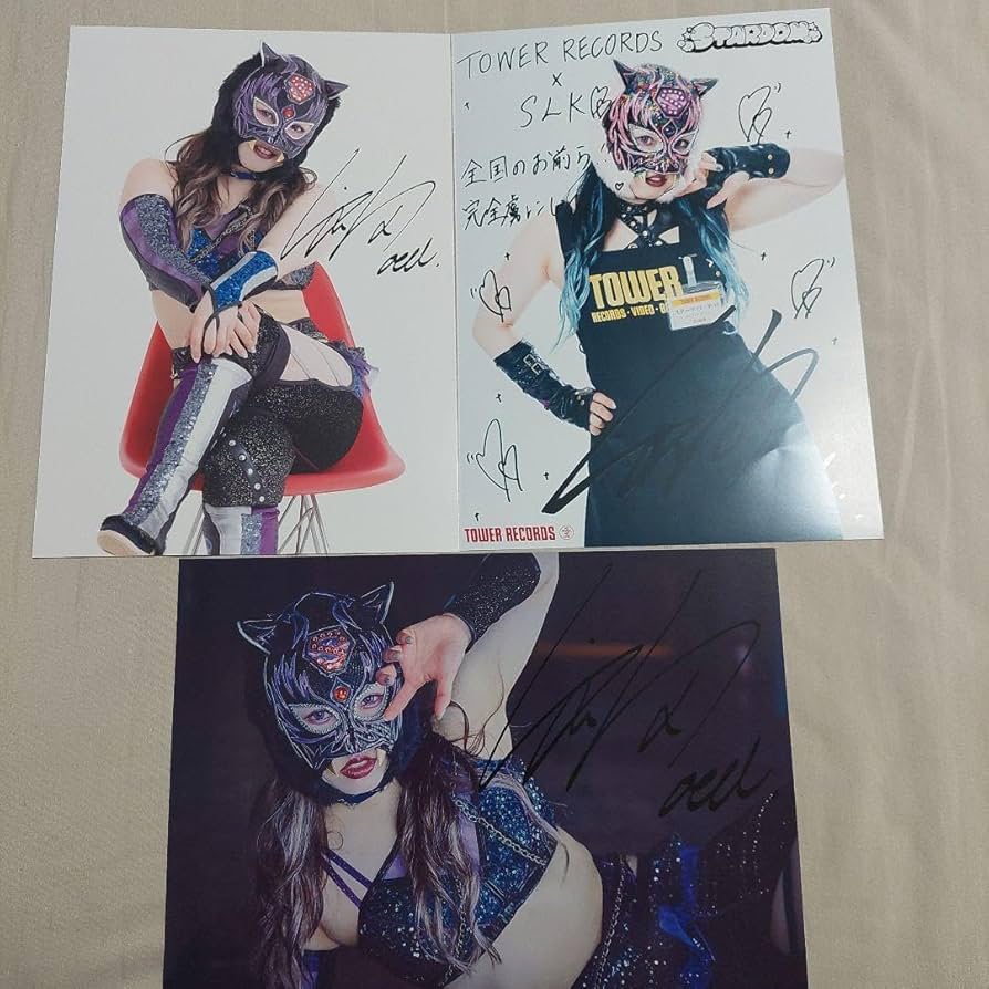 Amazon.co.jp: スターダム スターライトキッド選手 印刷サイン入り