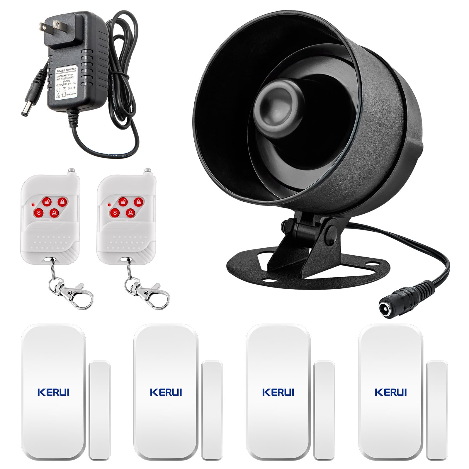 Amazon.com : KERUI Indoor/Outdoor Security Alarm System Kit
