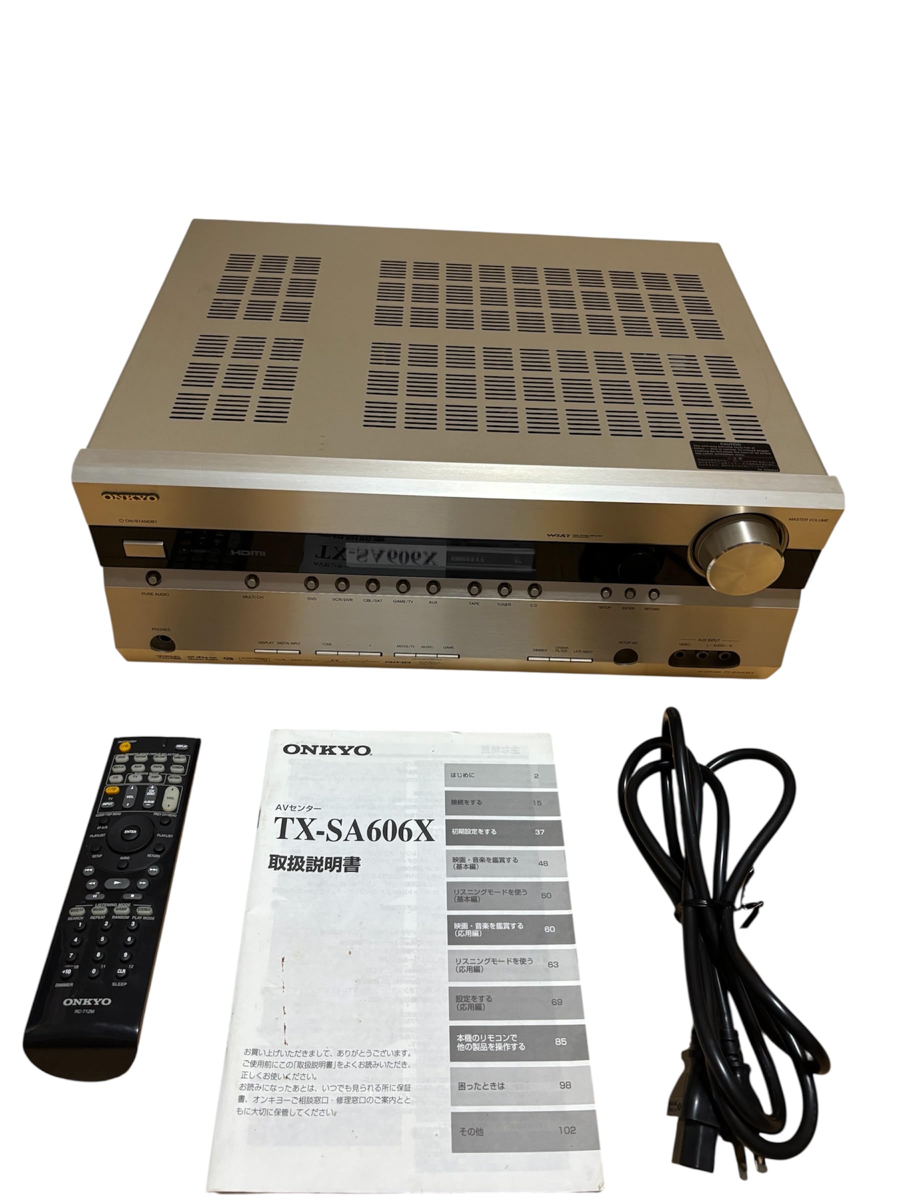 Amazon.co.jp: ONKYO AVセンター TX-SA606X(S) : 家電＆カメラ