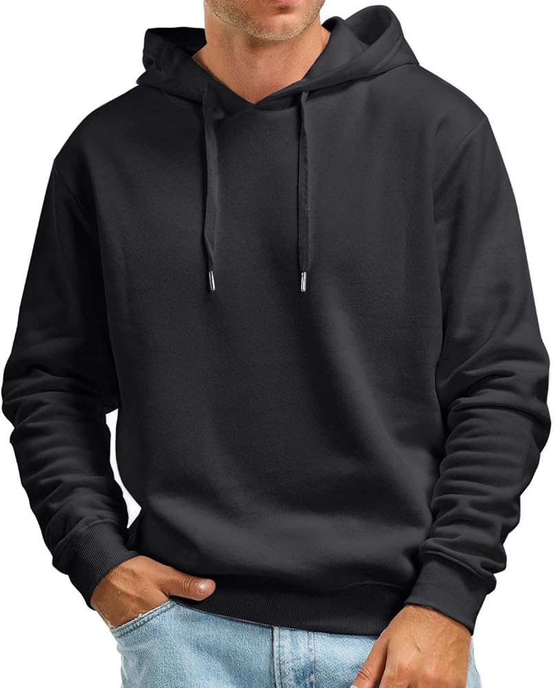 Amazon.com: YSERB Mens Hoodie Long Sleeve Casual Pullover Hooded