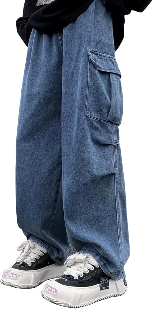 Amazon.com: Unotobe Women's Baggy Jeans High Waisted Wide Leg Men