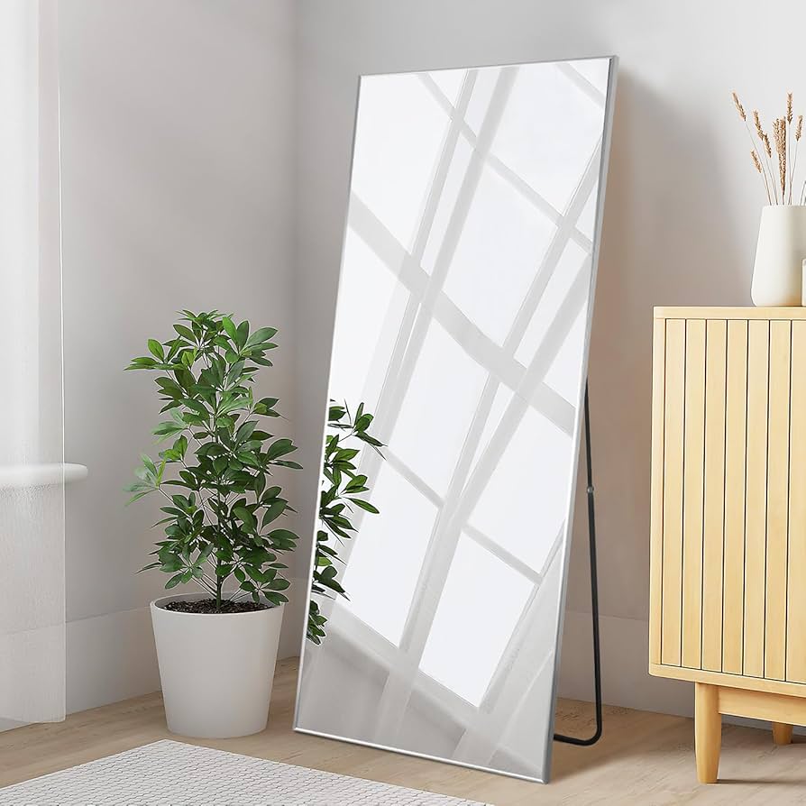 Amazon.co.jp: ミルオ君の鏡工房 全身鏡 スタンドミラー 大型 姿見鏡