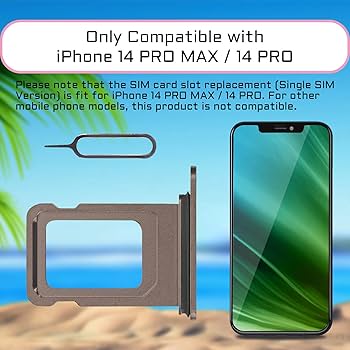 Amazon.com: Risidamoy for iPhone 14 Pro Max Purple SIM Card Tray