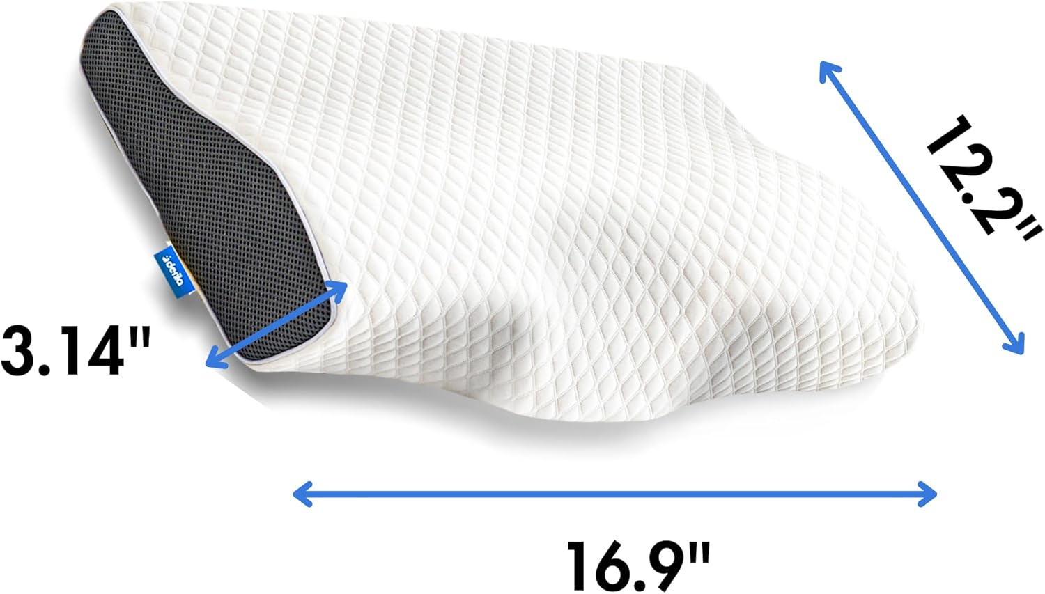 Derila (デリラ) 頸部ネックピロー 睡眠用 - 人間工学に基づいたネック