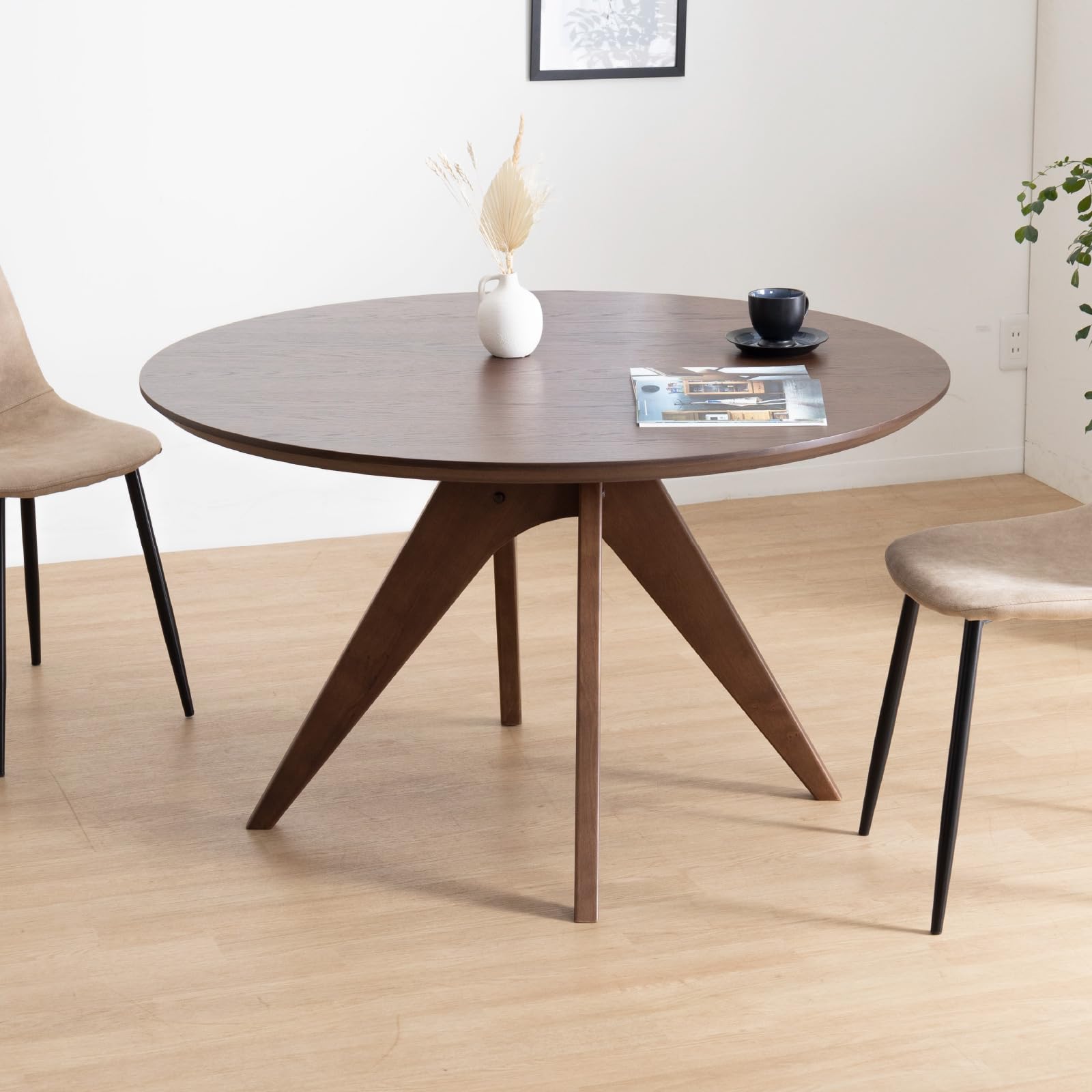 Amazon｜tac INTERIOR ダイニングテーブル 開梱設置付き 幅120 4人用