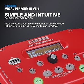 Amazon | BOSS(ボス) Vocal Performer VE-5-RD | エフェクター
