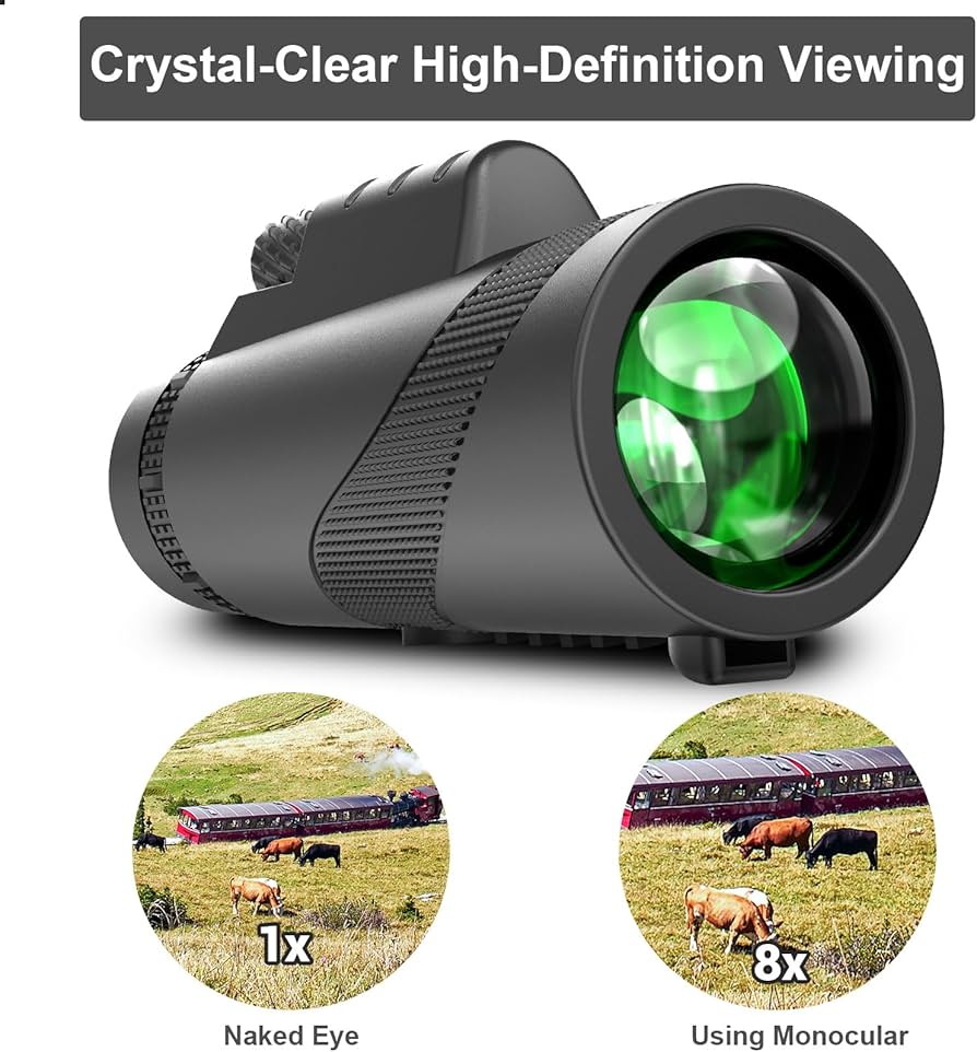 Amazon.com: AMITHER 8x42 High Powered Monocular Telescope for
