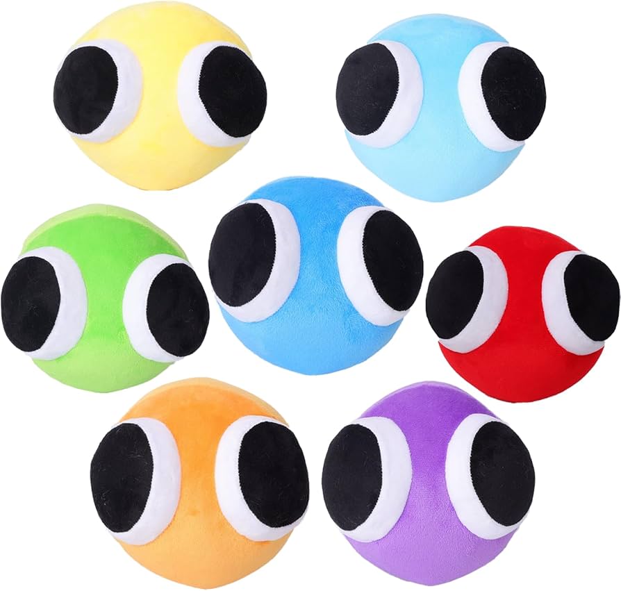 Amazon.co.jp: IVCSATB レインボーフレンズ ぬいぐるみ シアン