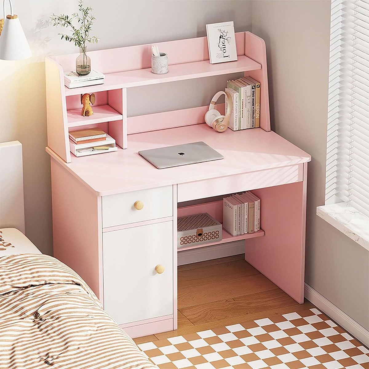 Amazon | 学習机 勉強机 学習机セット 幅80CM シンプルデザインで機能