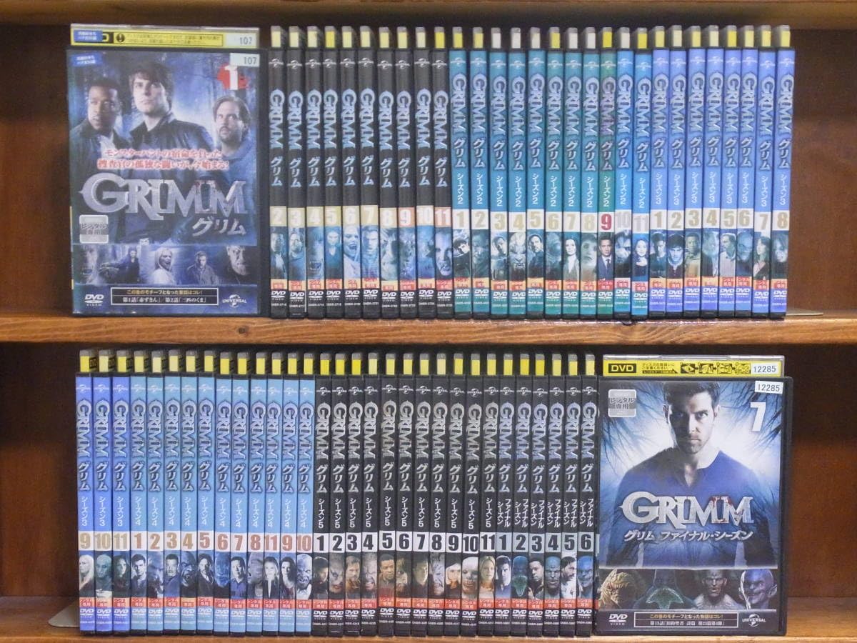 全巻セットDVD▽GRIMM グリム(62枚セット)シーズン1、2、3、4、5