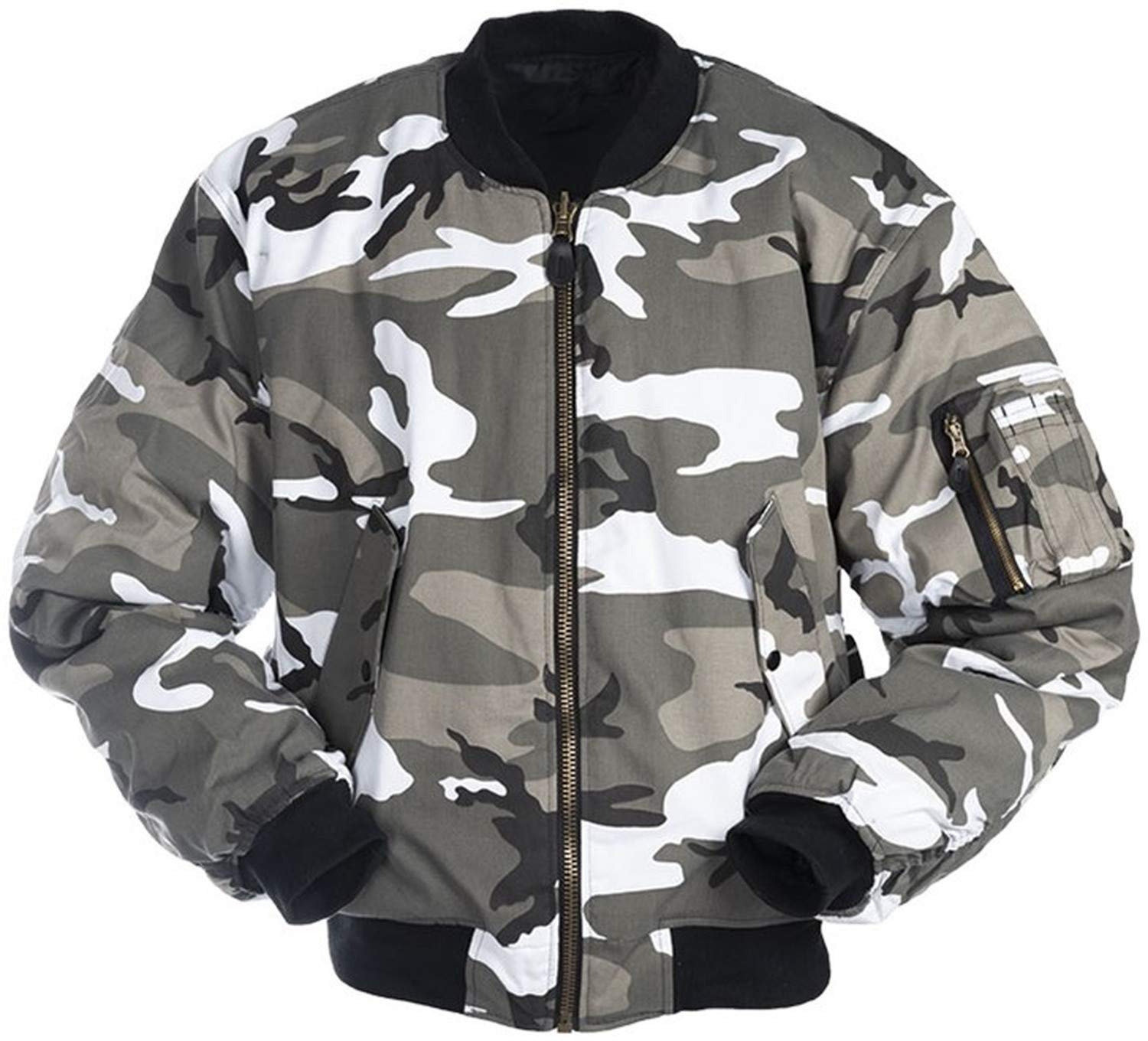 美品 DIESEL 迷彩 3M素材 中綿入り MA-1 ボンバージャケット 極美品DIESEL