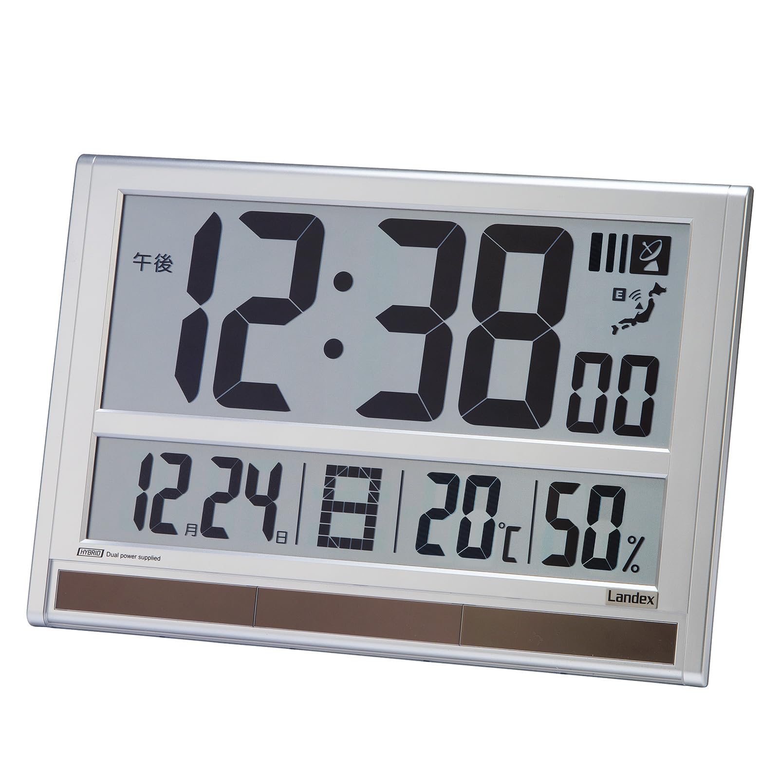 Amazon.co.jp: ランデックス(Landex) 目覚まし時計 電波 ハイブリット