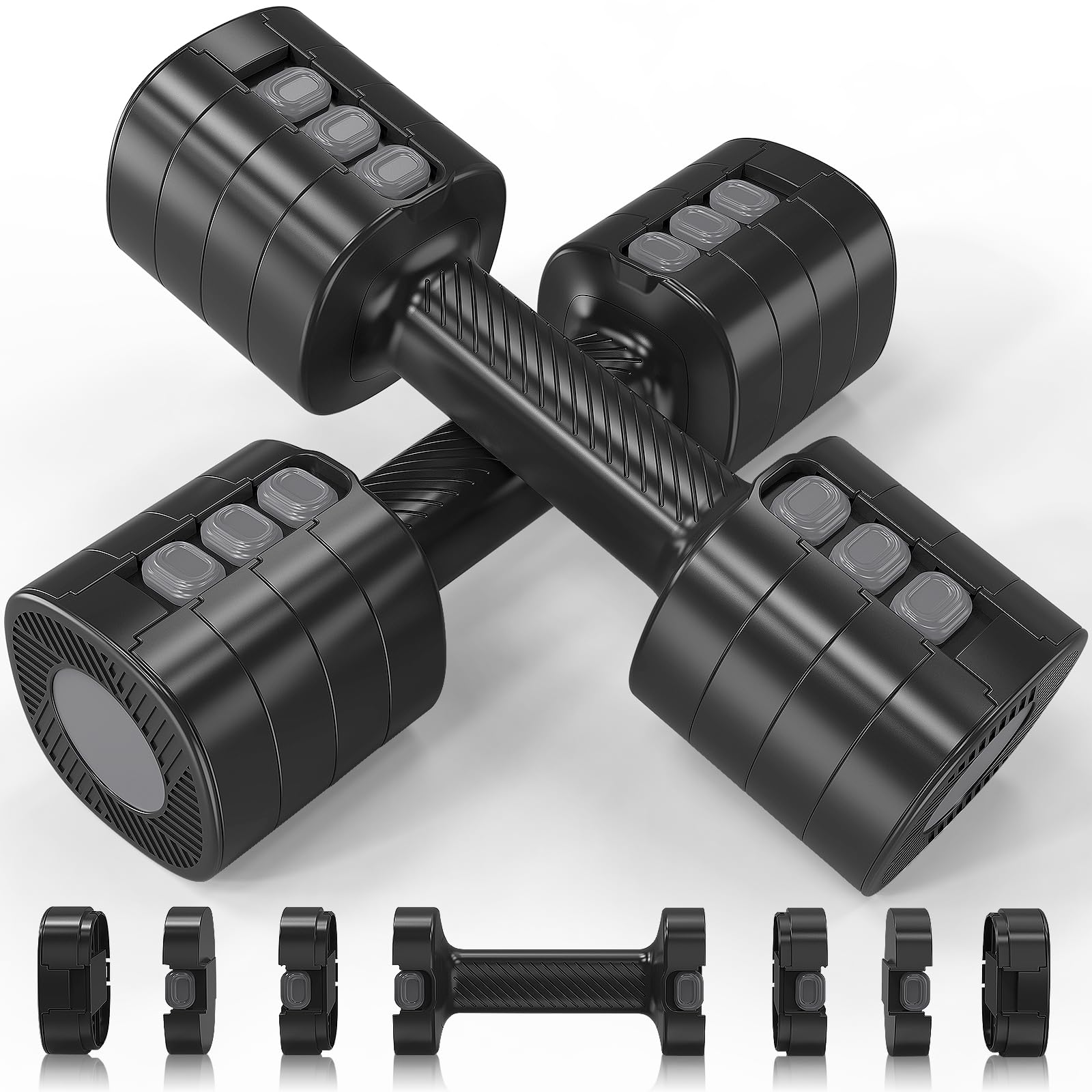 DUMBBELL 可変式ダンベル 2.5~24kg ➀ ※2つセットの1つ DUMBBELL