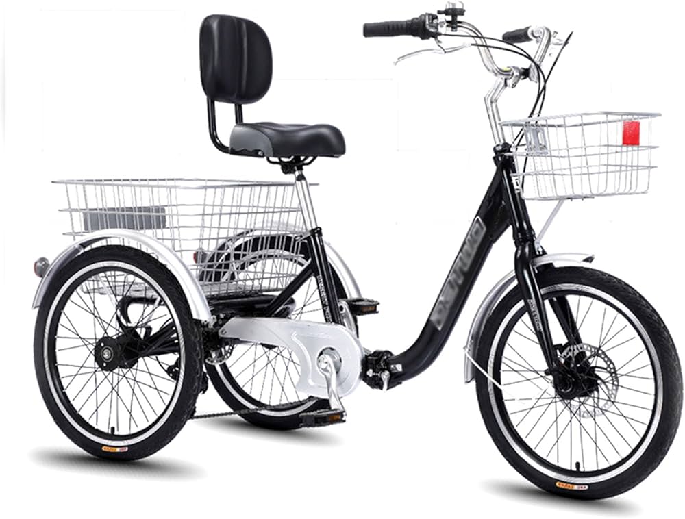 Amazon | 折りたたみ式三輪自転車 高齢者用 三輪クルーザーバイク20
