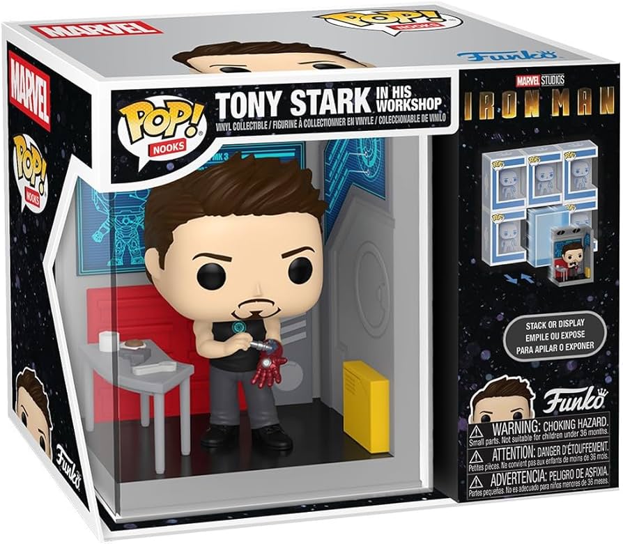 Amazon.com: Funko Pop! Nooks: Marvel - Tony Stark in his Workshop