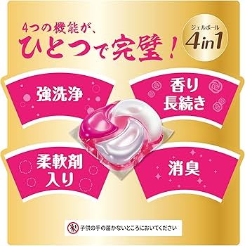 Amazon | ボールド 洗濯洗剤 ジェルボール4D プレミアムブロッサム