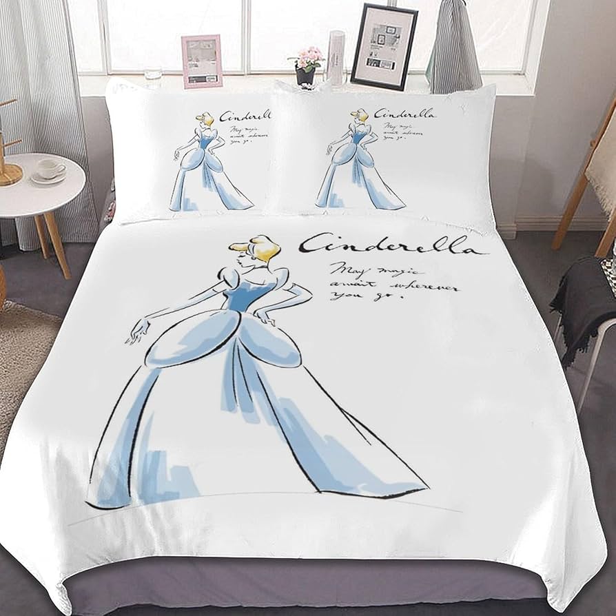 Amazon｜シンデレラ 布団カバー 3点セット シングル シングル 枕カバー