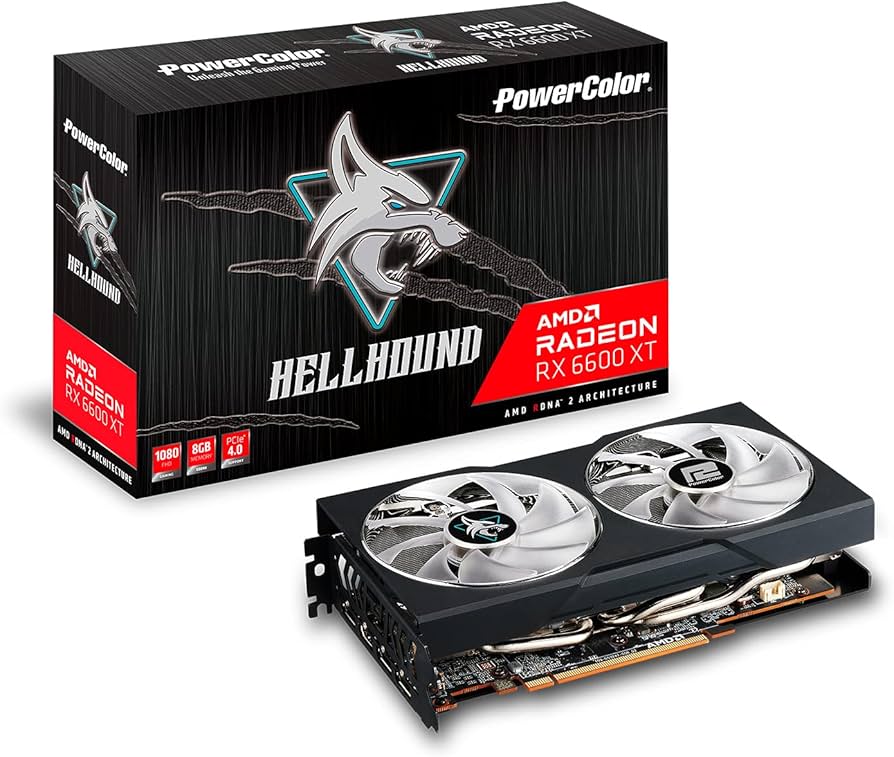 Amazon.com: PowerColor Hellhound AMD Radeon RX 6600 XT Gaming