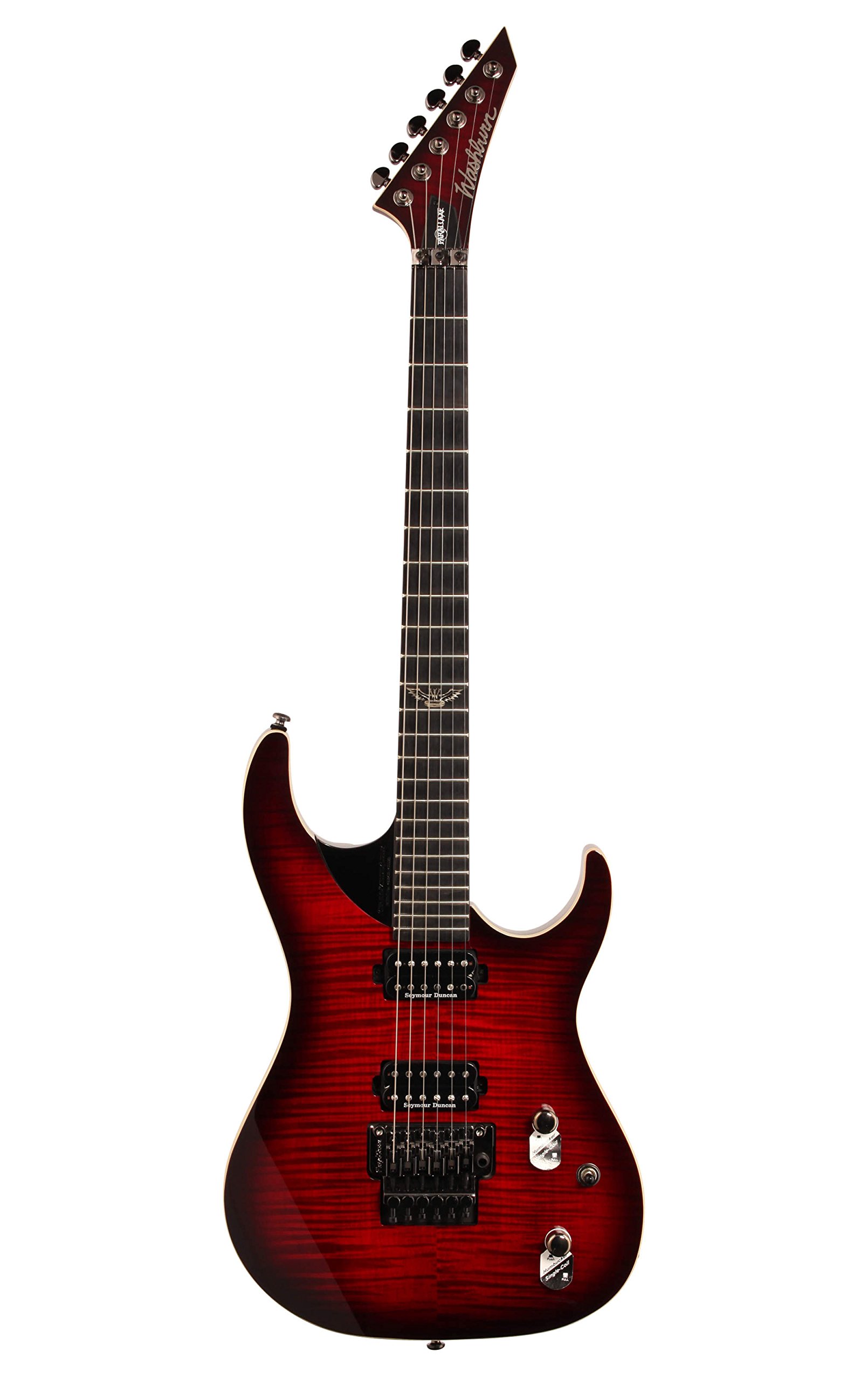 Amazon.com: Washburn 6 String Parallaxe Dbl Cut S.E.C. Bolt on
