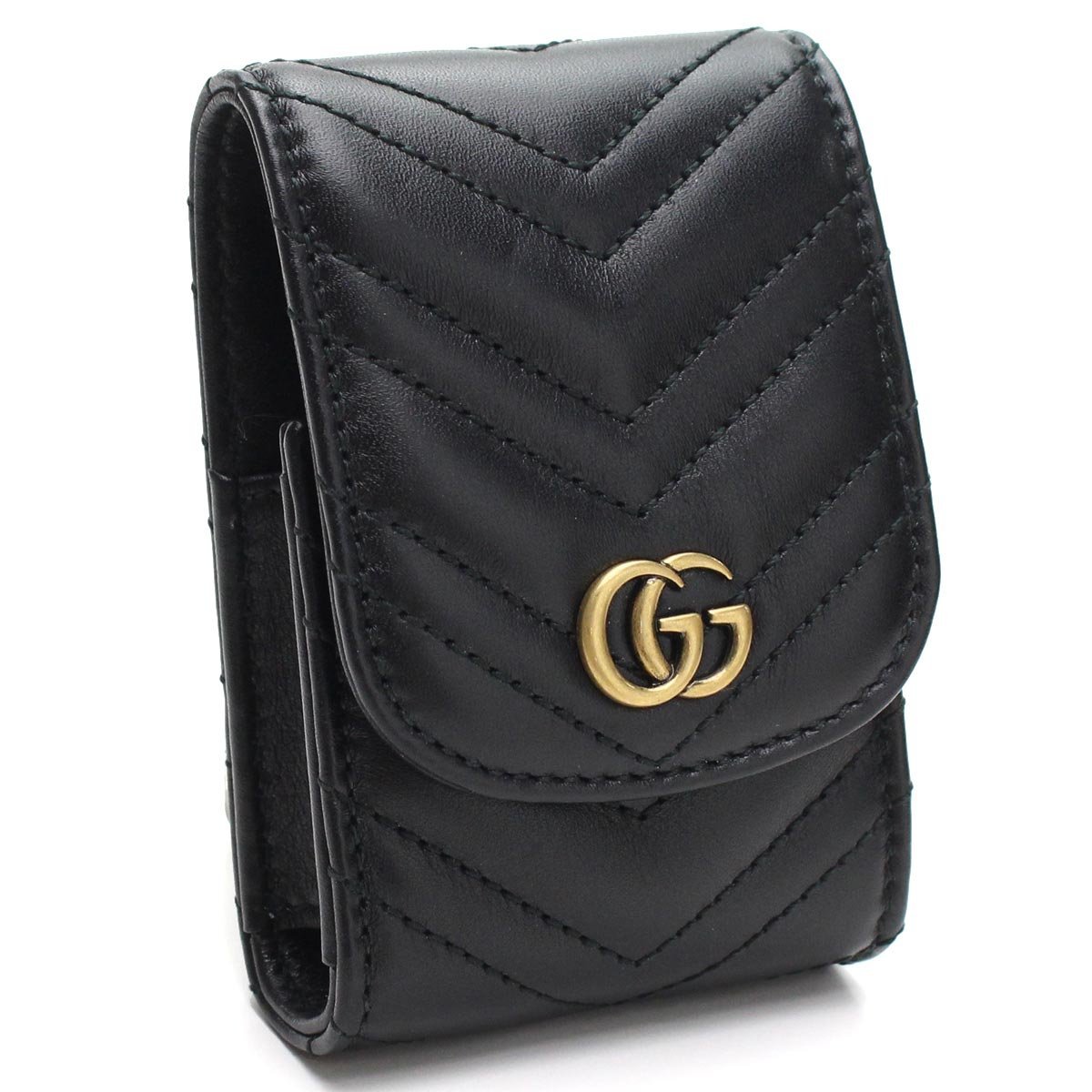 Amazon | グッチ GUCCI シガレットケース 476431 DRW1T 1000 ブラック