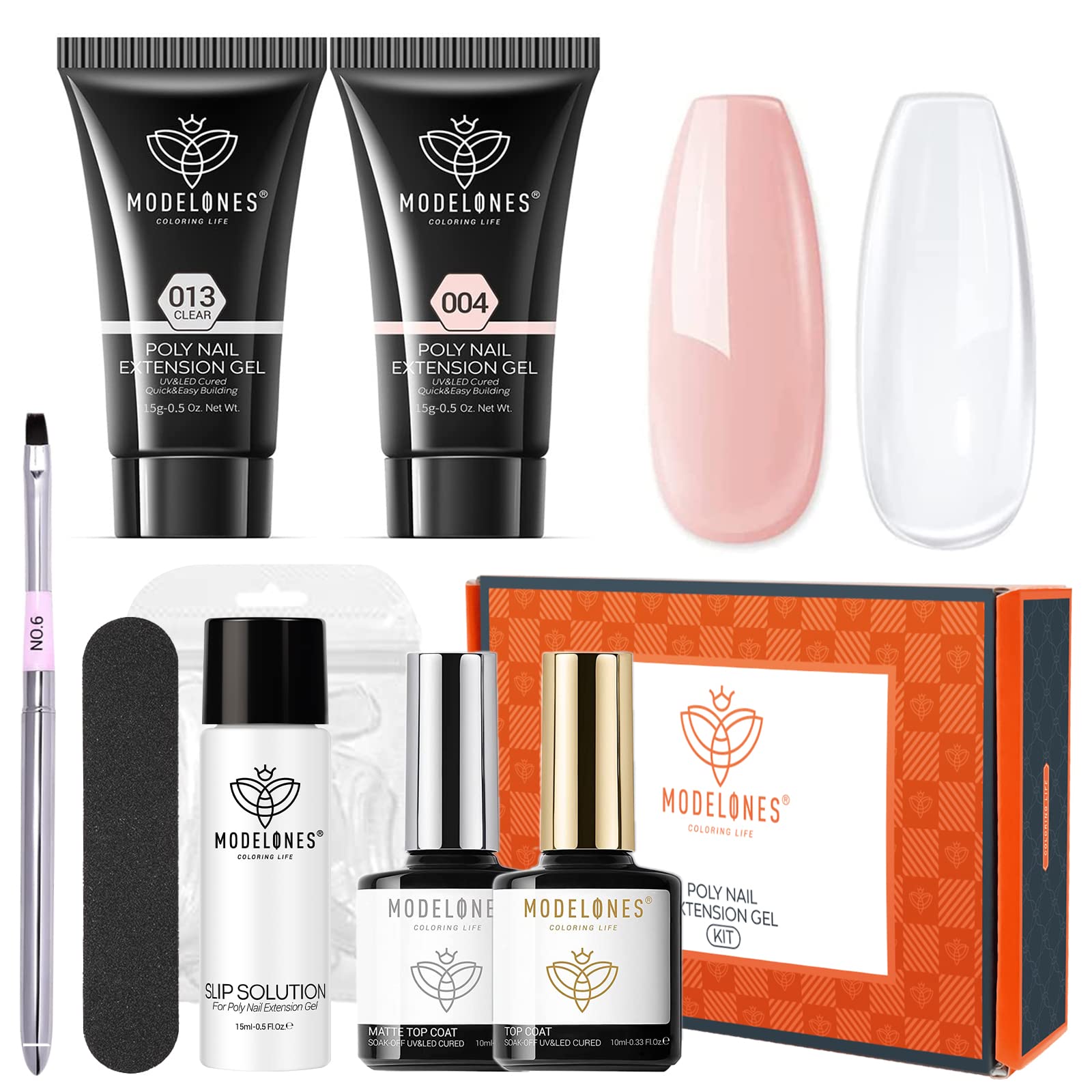 Amazon | Modelones ジェルネイル ポリネイルジェル カラージェル 長さ