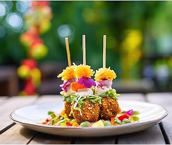 Amazon.com: HIC Kitchen Bamboo BBQ Kabob Grill Skewers, 8-Inches