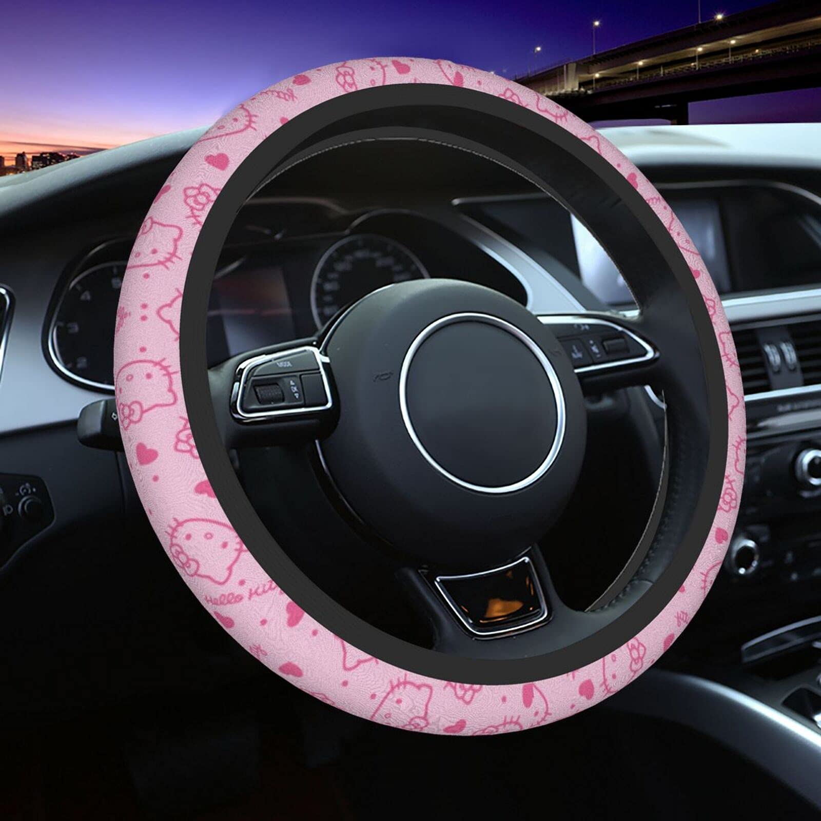 KAWAII FITMENT. steering wheel ver02 レザー KAWAII FITMENT