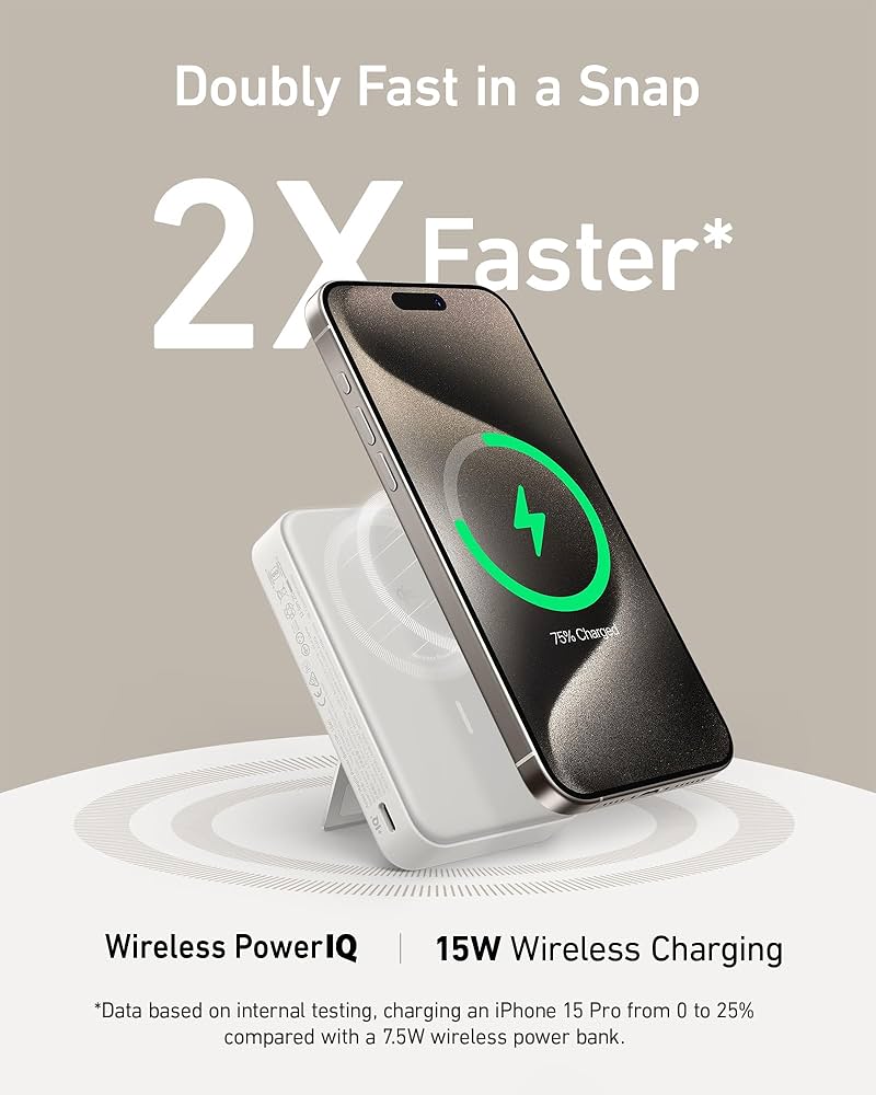 Amazon.com: Anker MagGo Magnetic Wireless Charger (Pad) MagGo