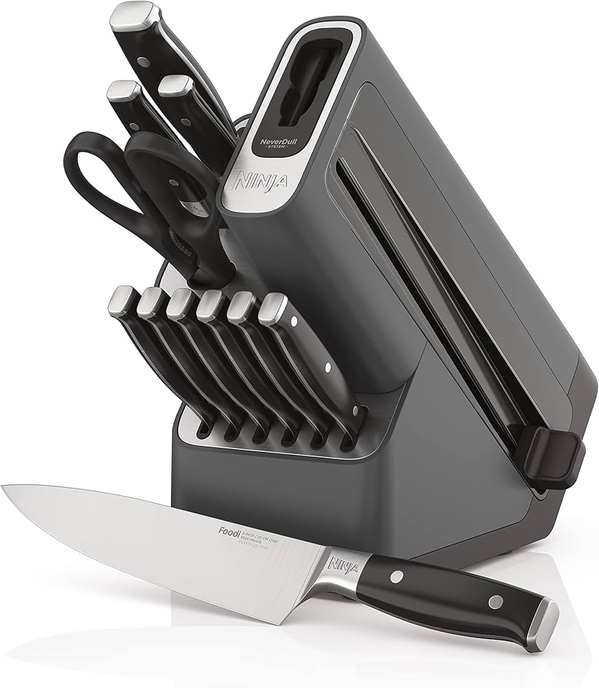 Amazon.com: Ninja K32012 Foodi NeverDull Premium Knife System, 12