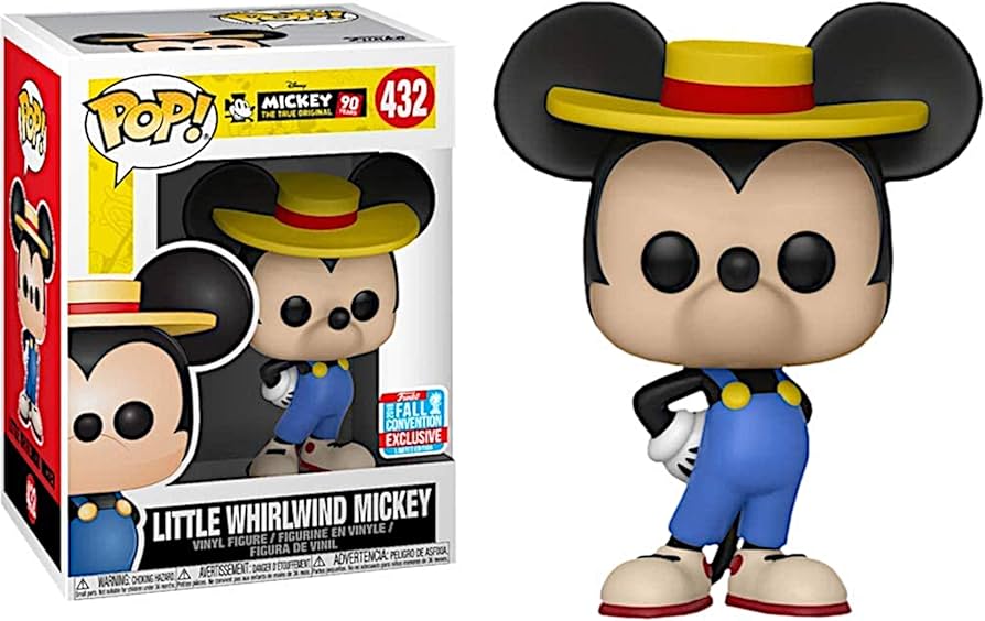 Amazon.com: Pop Vinyl Disney Little Whirlwind Mickey Mouse 90th
