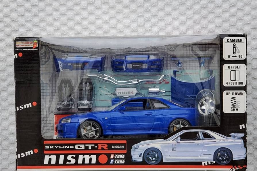 Amazon | 1／24 ニッサン R34 スカイライン GT-R ダイキャスト