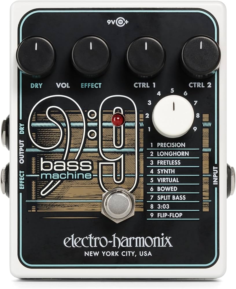 Amazon.com: Electro-Harmonix BASS9 Bass Machine Pedal : Musical