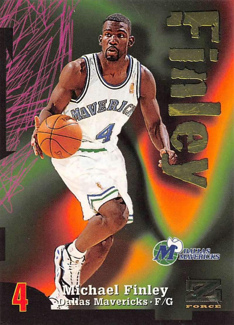 Amazon.com: 1997-98 Z-Force Basketball #19 Michael Finley Dallas