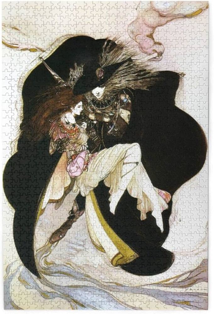 Amazon | 天野喜孝図 1000ピ 木製パズルジグソー、大人と子供への最高