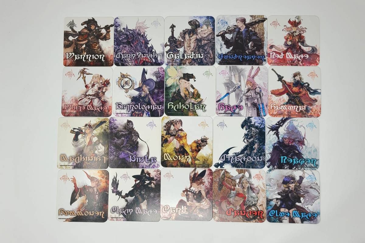 FF14 エオカフェ ジョブ石板 引き換え券 スタンプカードセット 最新
