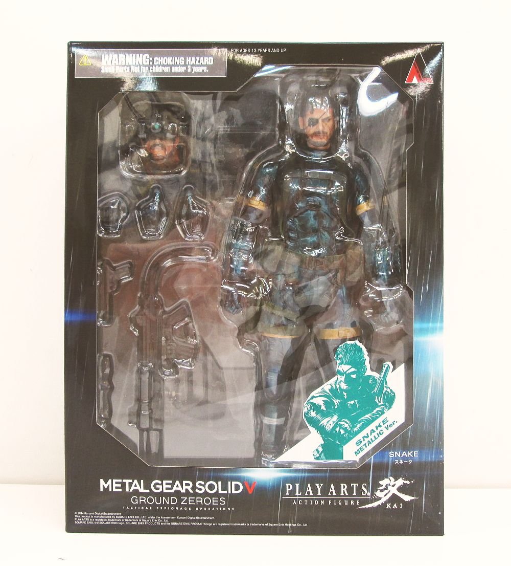 Amazon.co.jp: PLAY ARTS改-kai- スネーク メタリックVer. METAL GEAR