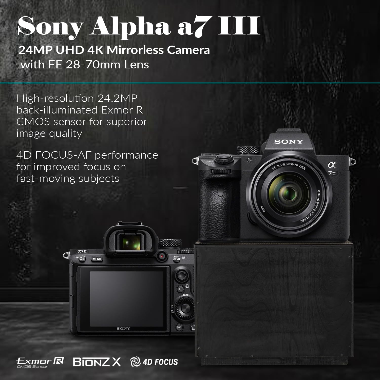 Amazon.com : Sony Alpha a7 III Mirrorless Digital Camera with FE